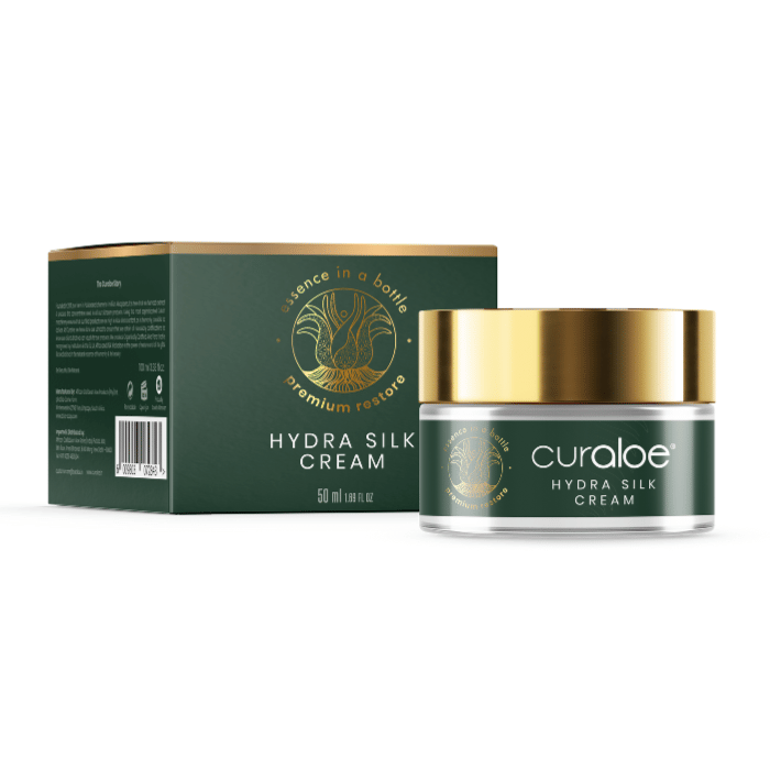 Curaloe Hydra Silk Cream - 55% Aloe Vera for Soft Skin