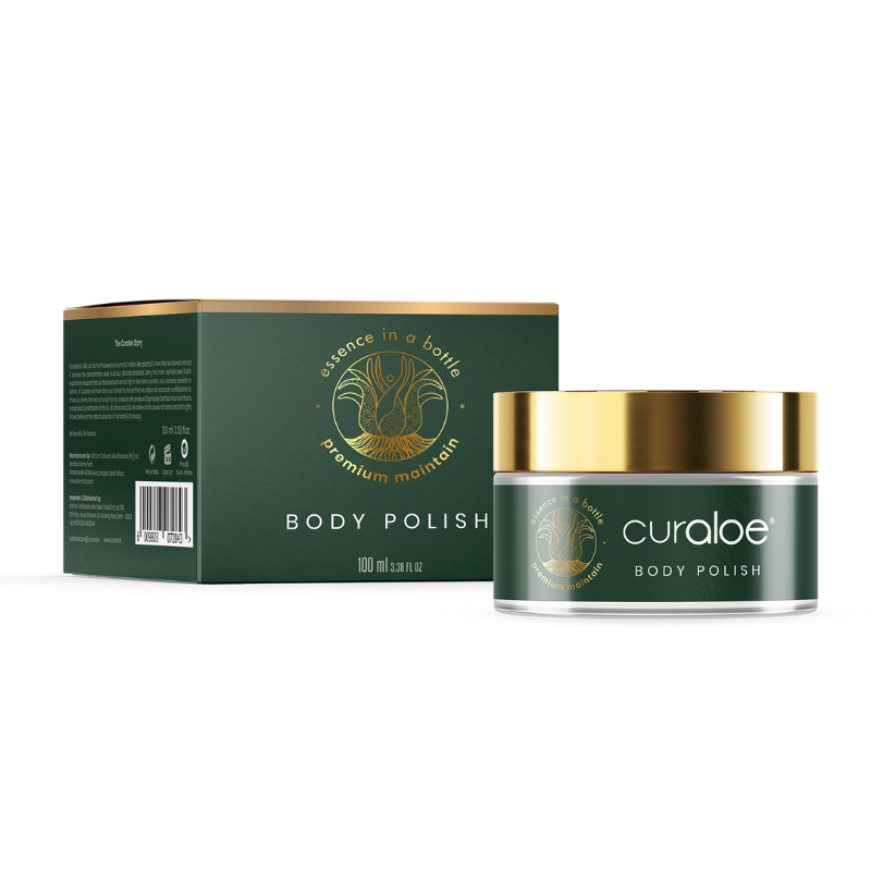 Revitalize Skin with Curaloe Exfoliator Polish - Ideal for All Skin Types, Gentle on Sensitive Skin