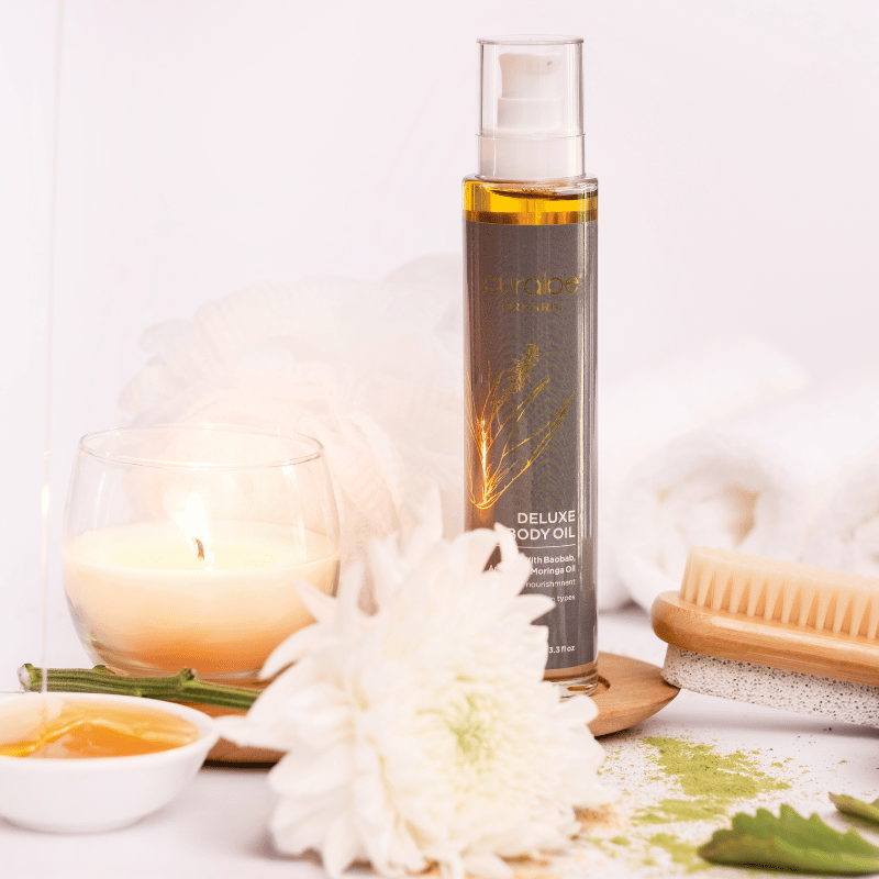 Deeply Hydrating Curaloe Deluxe Face & Body Oil - Perfect for Dry Skin