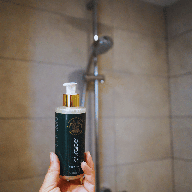 Eco-friendly Curaloe Premium Body Wash for gentle cleansing